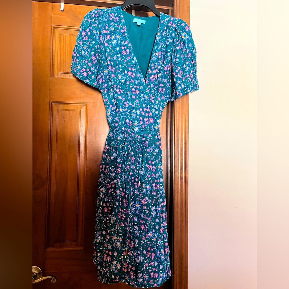Teal Draper James RSVP dress with pockets!